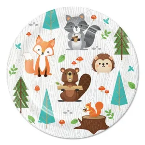 7" Woodland Animals Paper Plates (8ct)