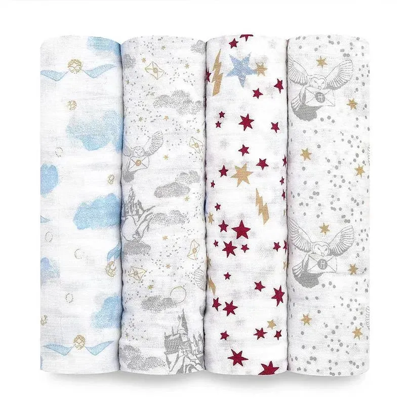 Aden   Anais - Swaddles Harry Potter 4 Pack
