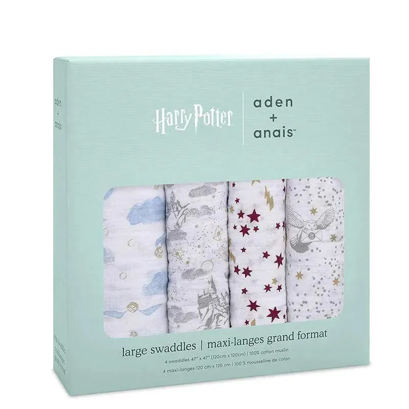 Aden   Anais - Swaddles Harry Potter 4 Pack