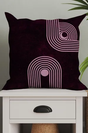 Arches Square Cushion (Pink)