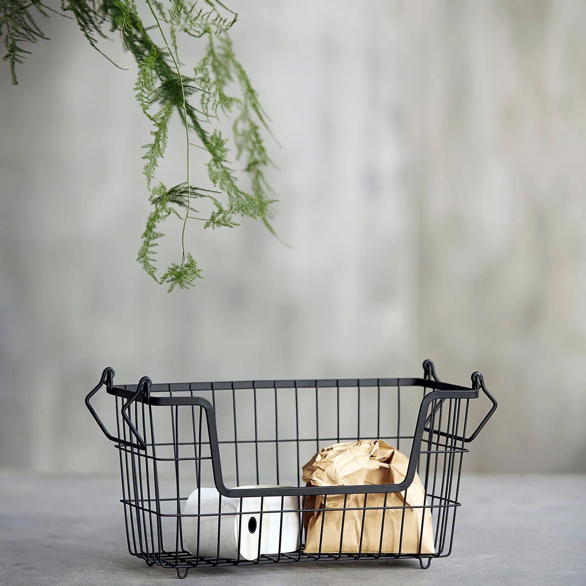 Basket, Taw, Matte black