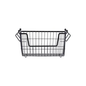 Basket, Taw, Matte black