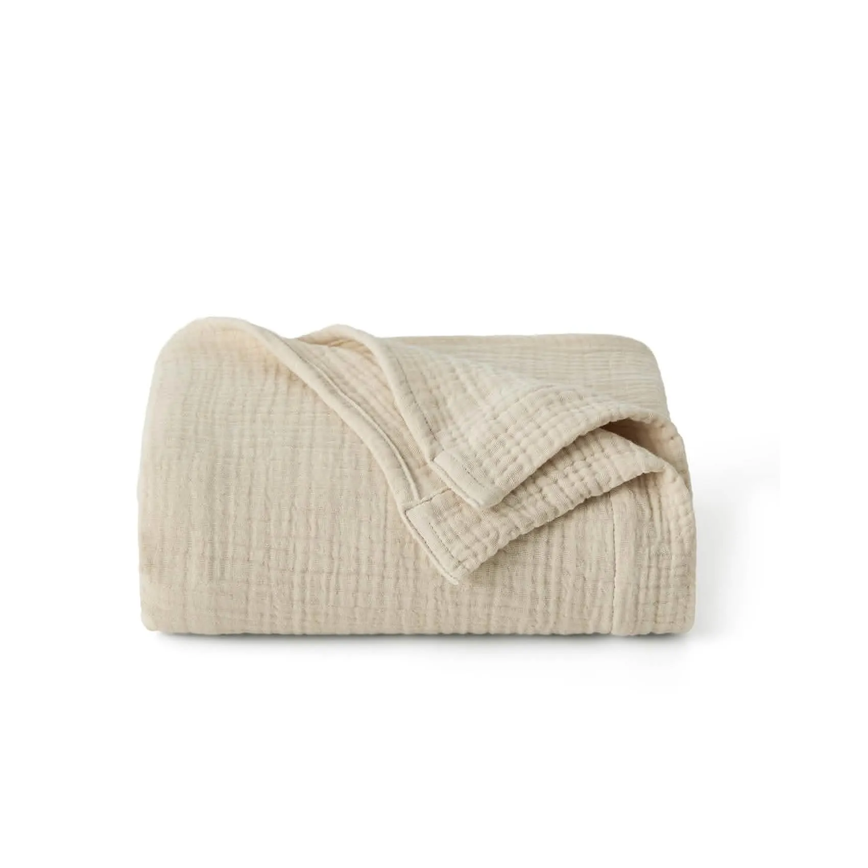 Bedsure 100% Cotton Gauze Spring Throw Blanket