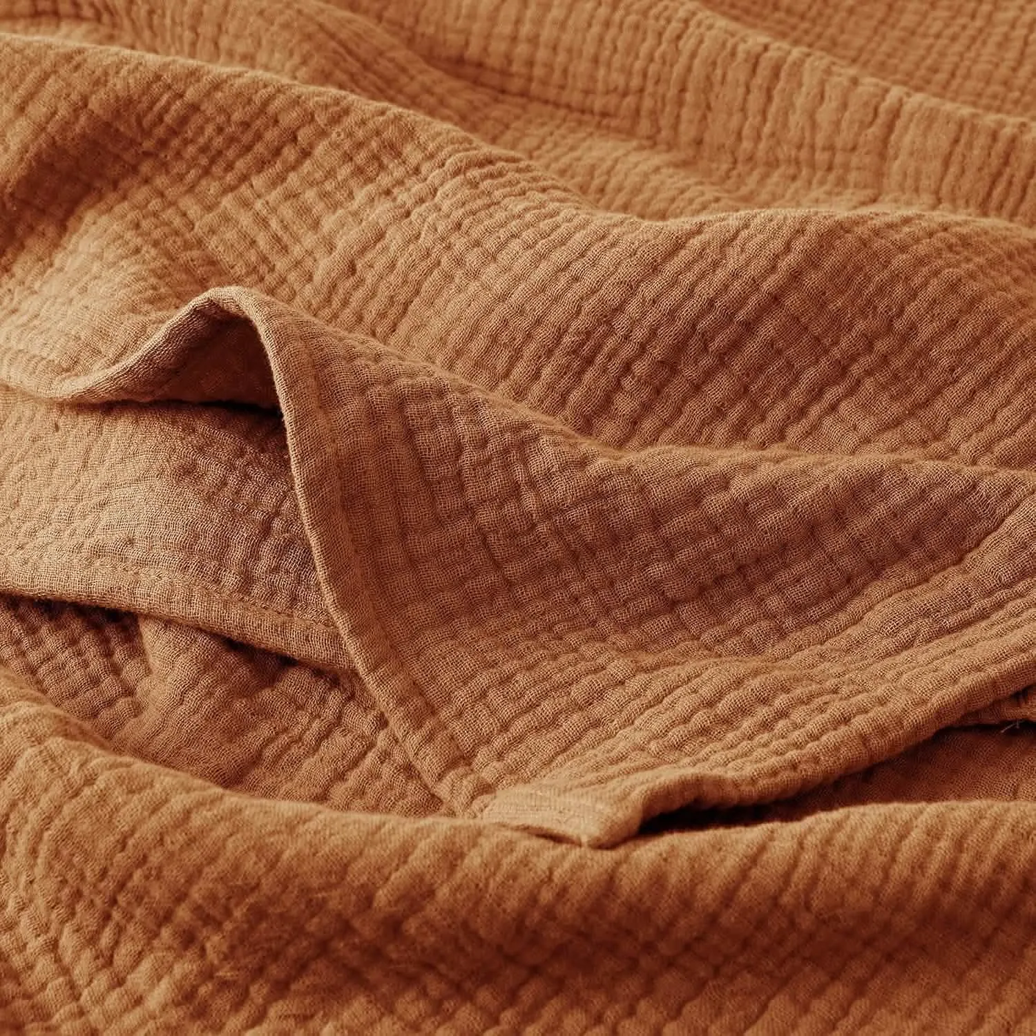 Bedsure 100% Cotton Gauze Spring Throw Blanket