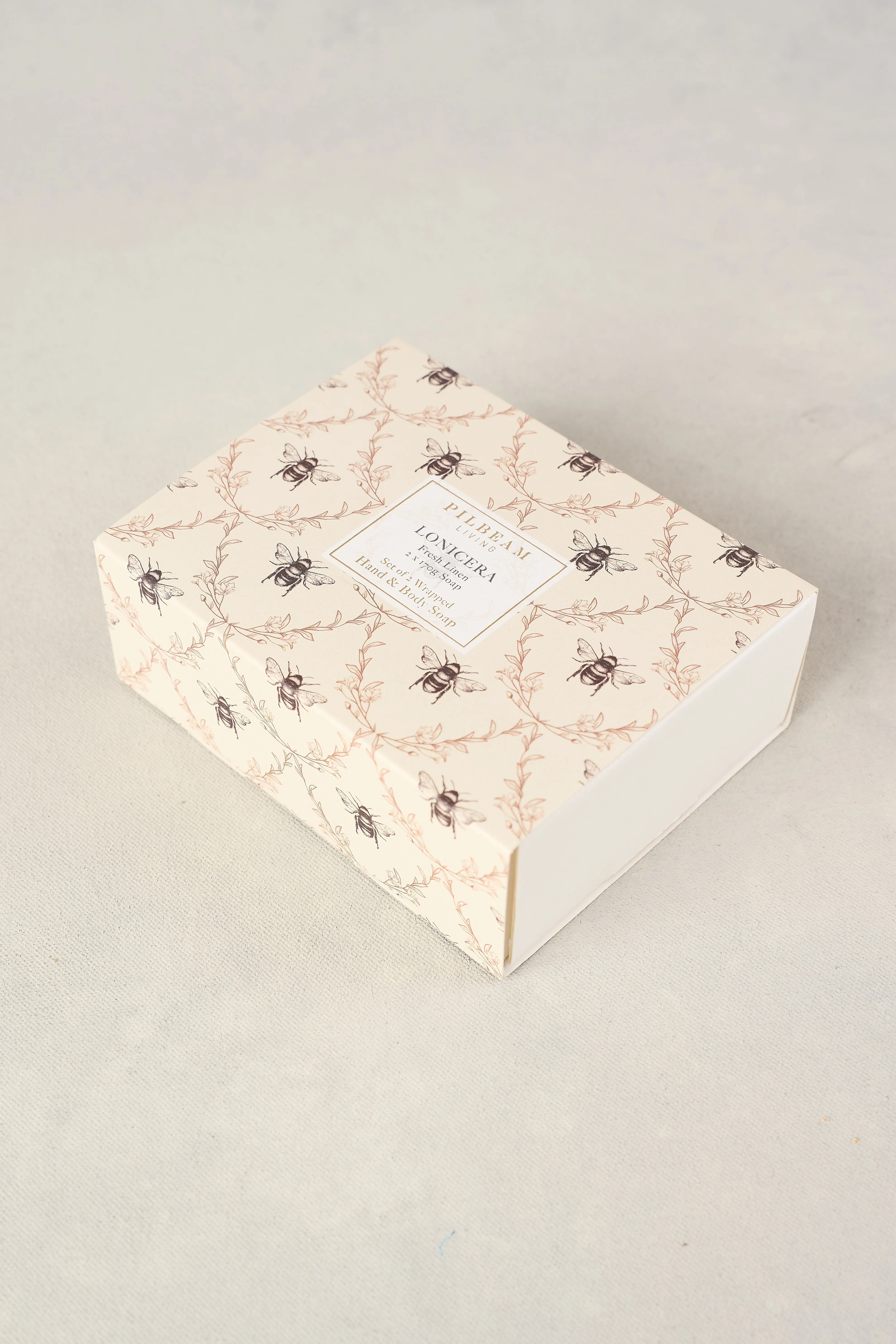 Bee Print Soap Gift Set