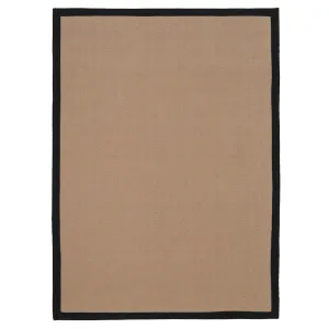 Black Border Jute Rug - Juliette Black