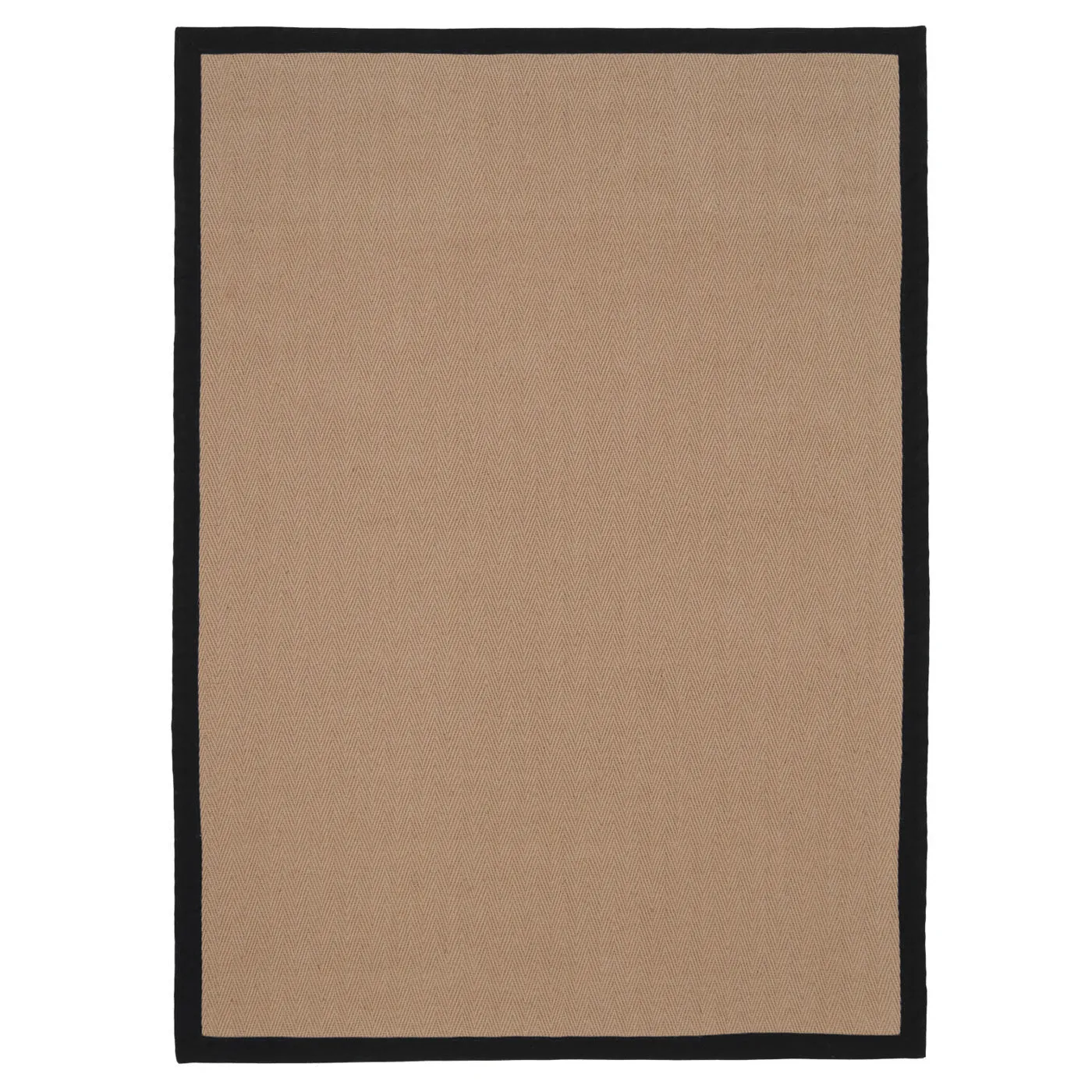 Black Border Jute Rug - Juliette Black