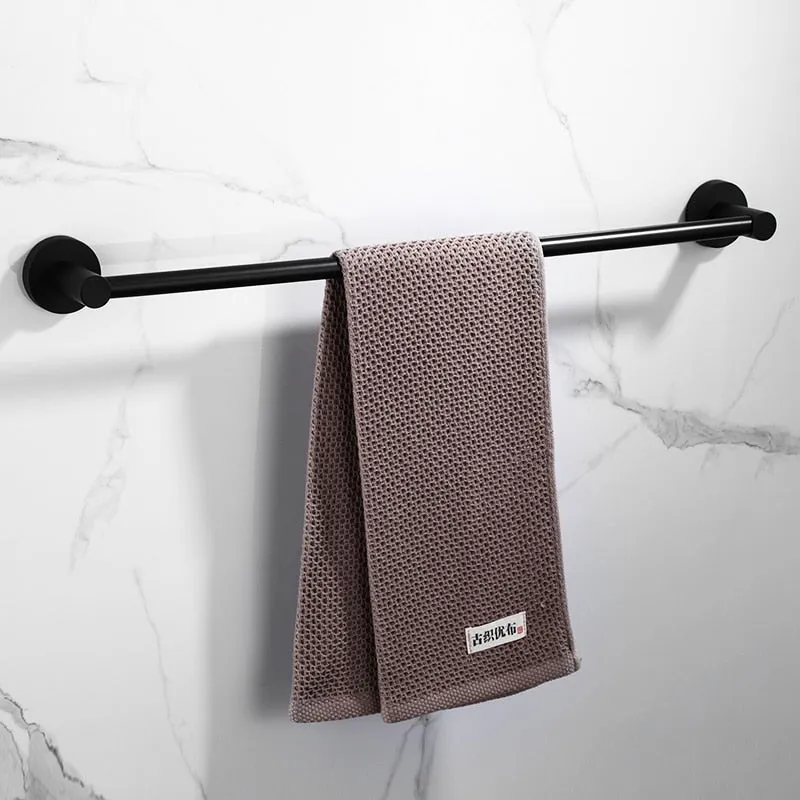 Black Towel Racks Bathroom Towel Rack Aluminum Black Wall Towel Rail