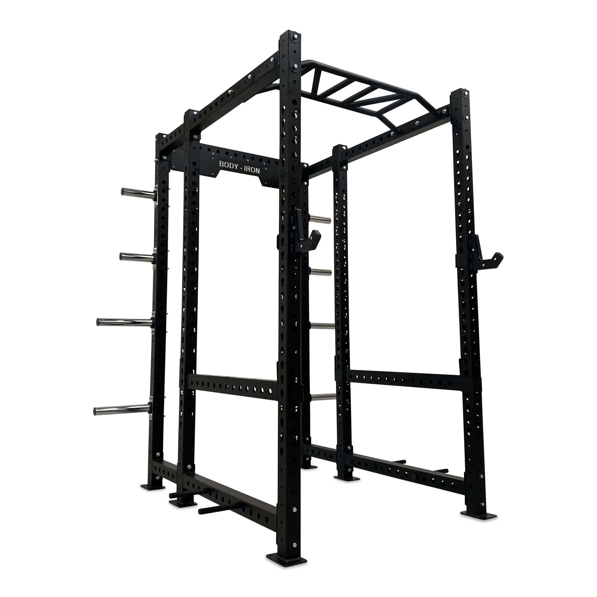 Body Iron Commercial Power Rack PR9500 Personal Trainer Combo Set