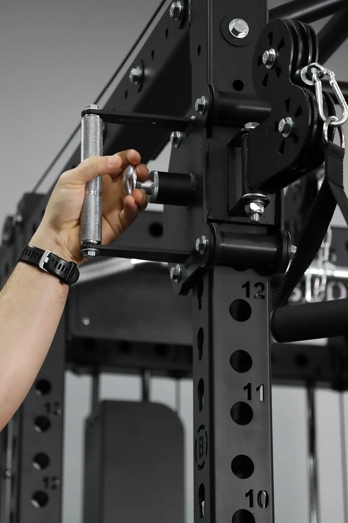 Body Iron Commercial Power Rack PR9500 Personal Trainer Combo Set