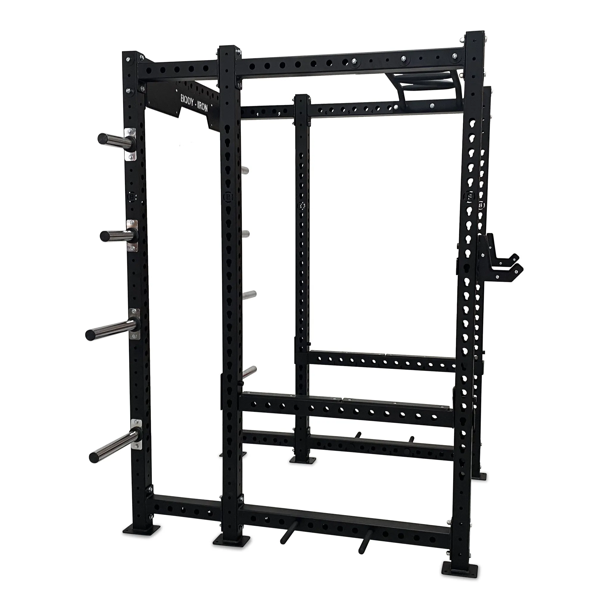Body Iron Commercial Power Rack PR9500 Personal Trainer Combo Set