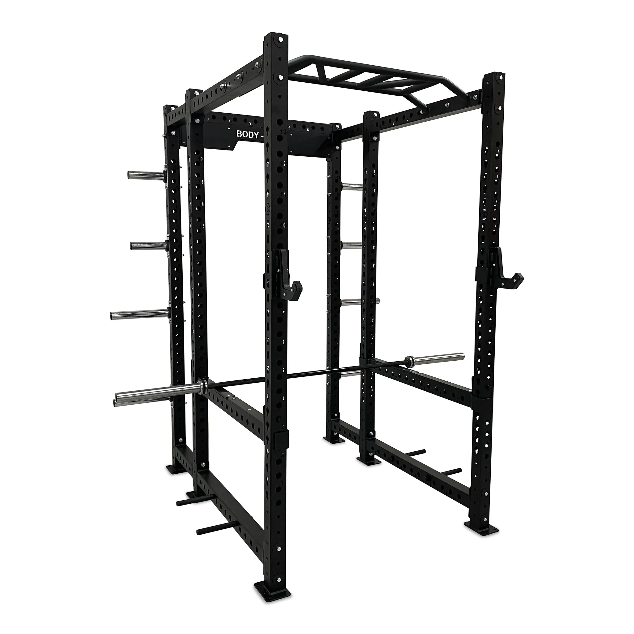 Body Iron Commercial Power Rack PR9500 Personal Trainer Combo Set