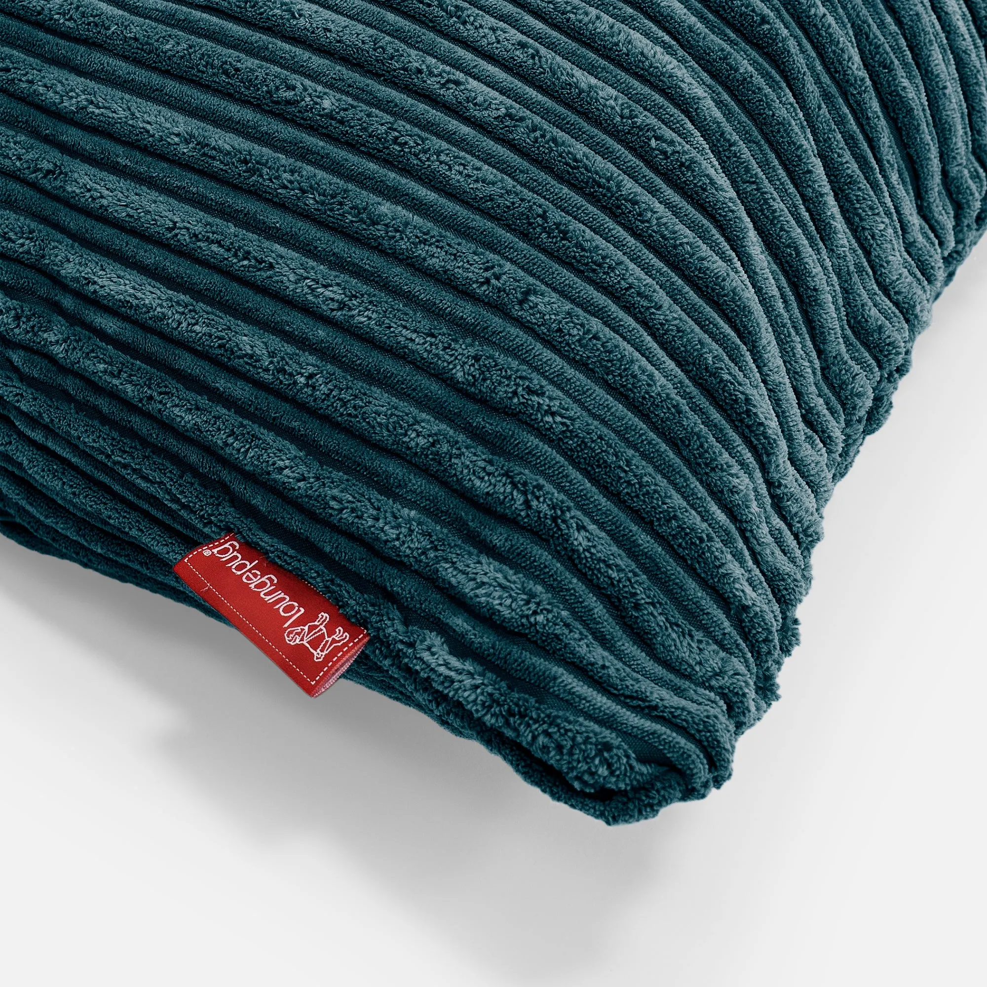 Bolster Scatter Cushion Cover 20 x 55cm - Cord Teal Blue