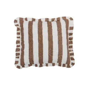 Bonny Cotton Cushion - Cocoa