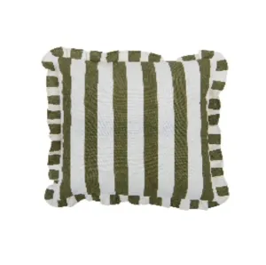 Bonny Cotton Cushion - Olive