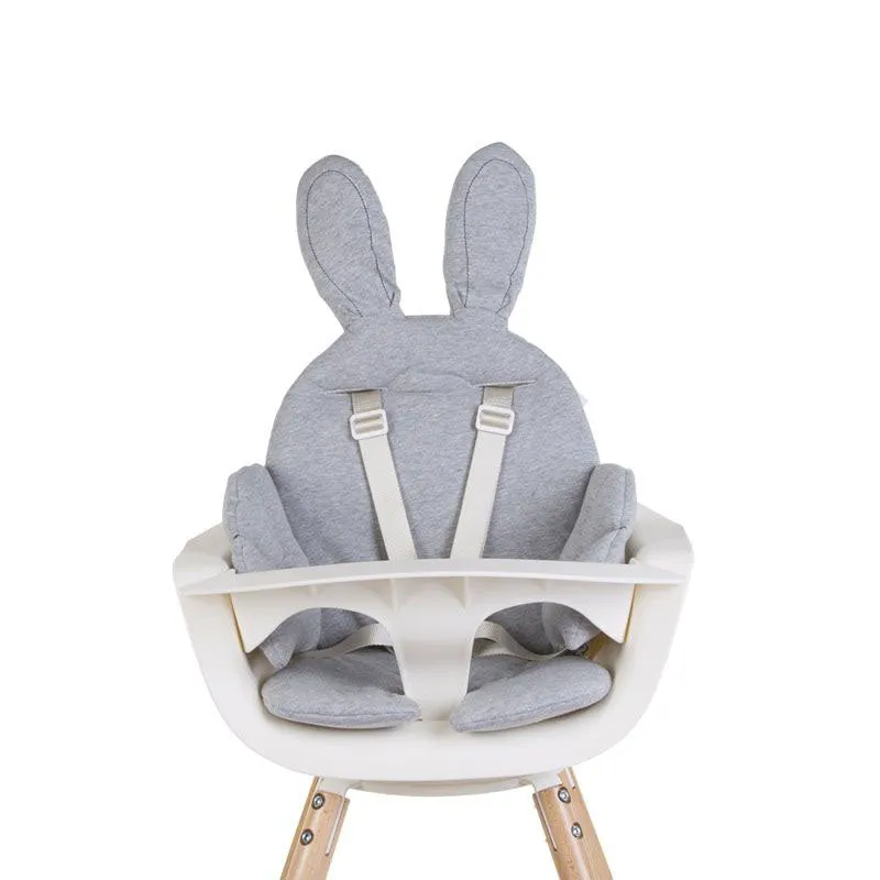 Childhome Rabbit Cushion Jersey Grey