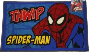 Childrens Area Rug, Bath Mat, Spiderman Design