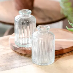 Clear Glass Bottle Vase