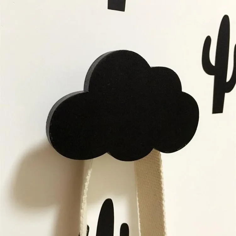 Cloud Wall Hook Black