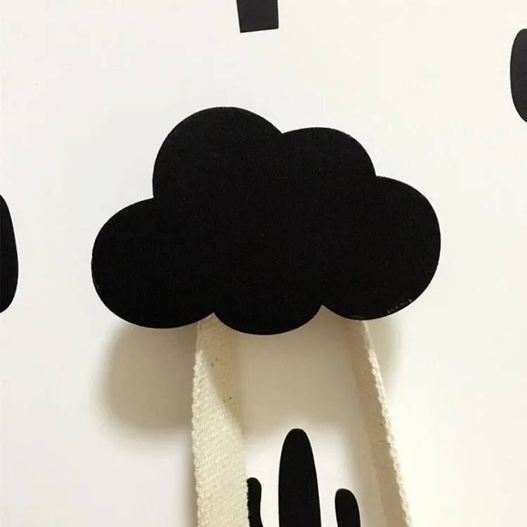 Cloud Wall Hook Black