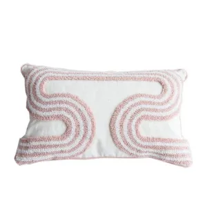 Cotton Candy Plush Lumbar Pillow | S-Shaped