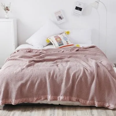 Cozy Summer Ruffles Blanket - 100% Cotton