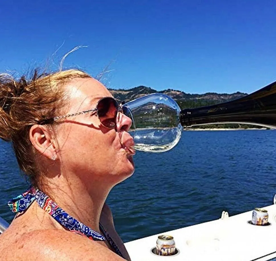 Creative Bottle Wine Glass