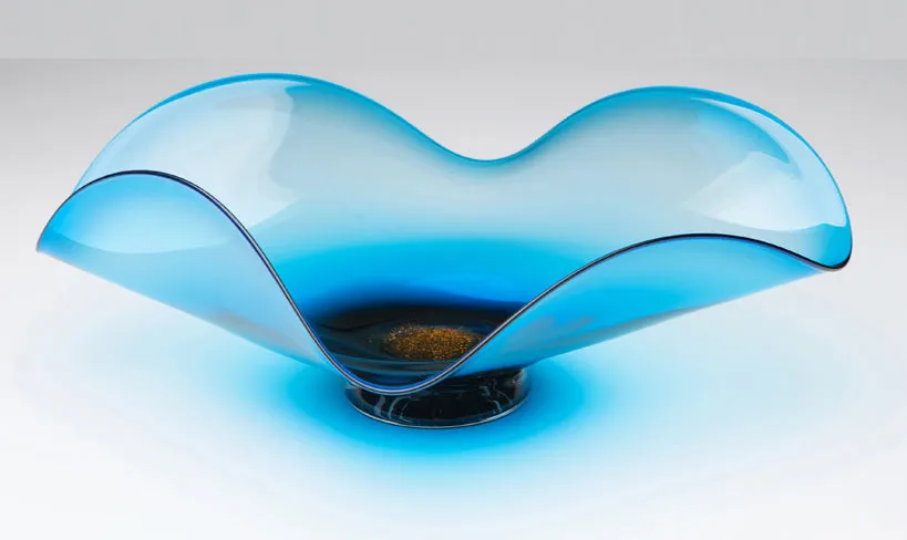 Dichroic Bowl "Aqua"
