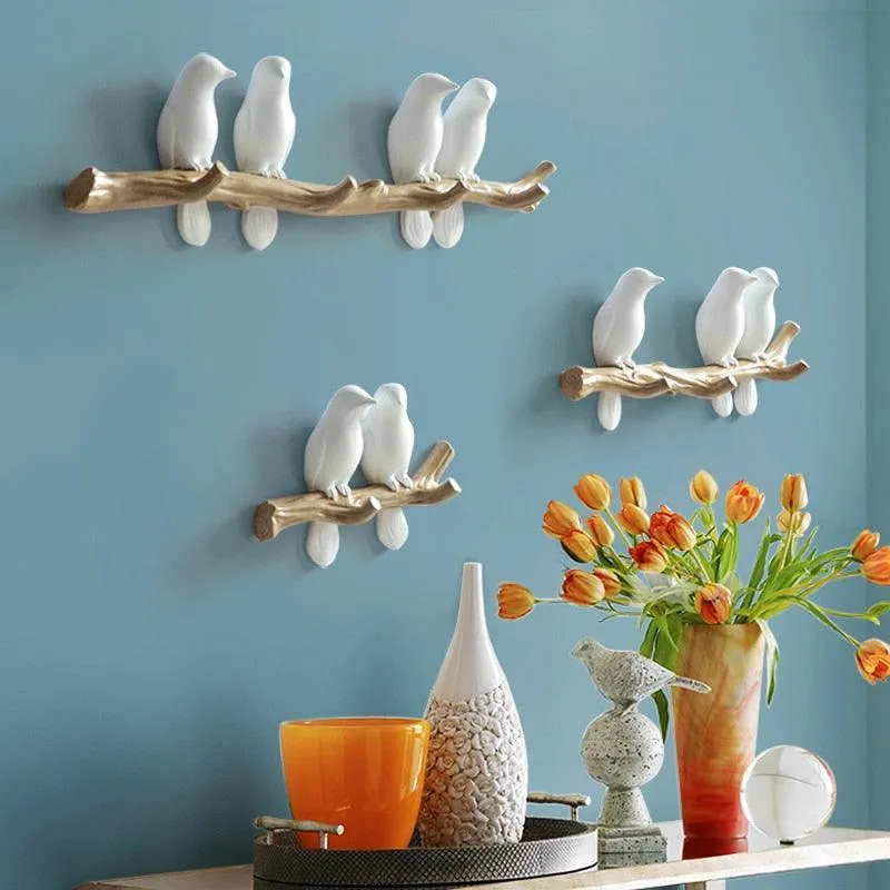 Elegant Bird Wall Hanger Wall Hook