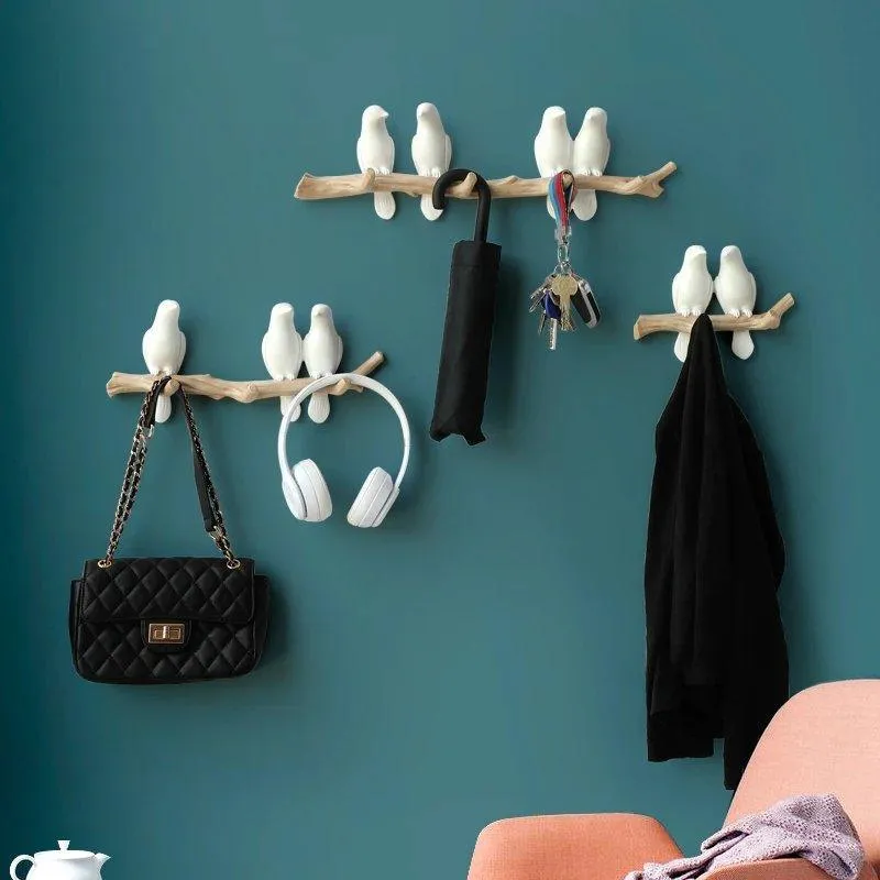 Elegant Bird Wall Hanger Wall Hook
