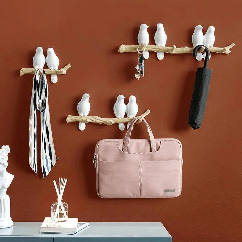 Elegant Bird Wall Hanger Wall Hook