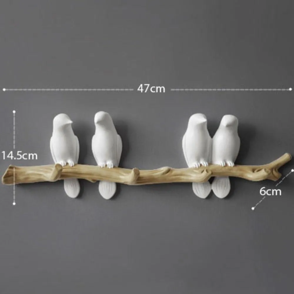 Elegant Bird Wall Hanger Wall Hook