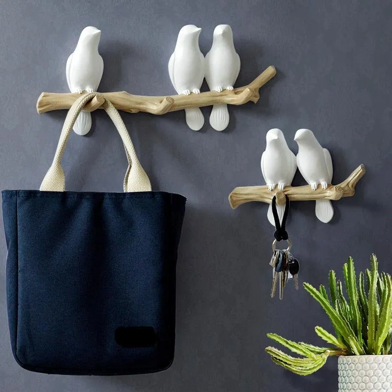 Elegant Bird Wall Hanger Wall Hook