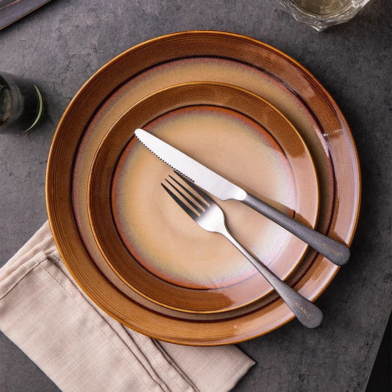 Exotic Brown Plates