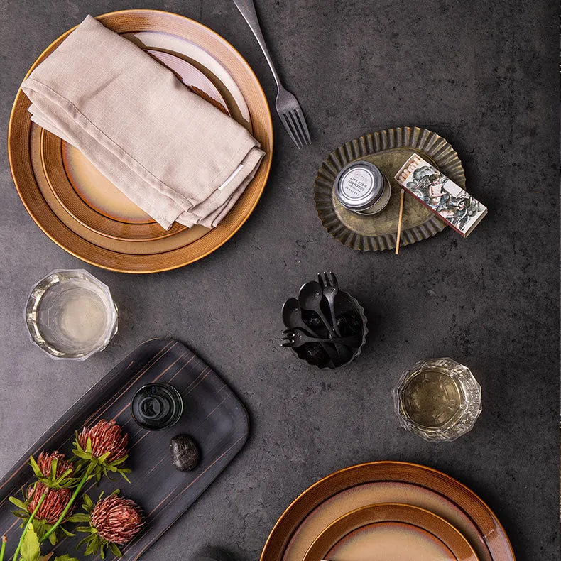 Exotic Brown Plates