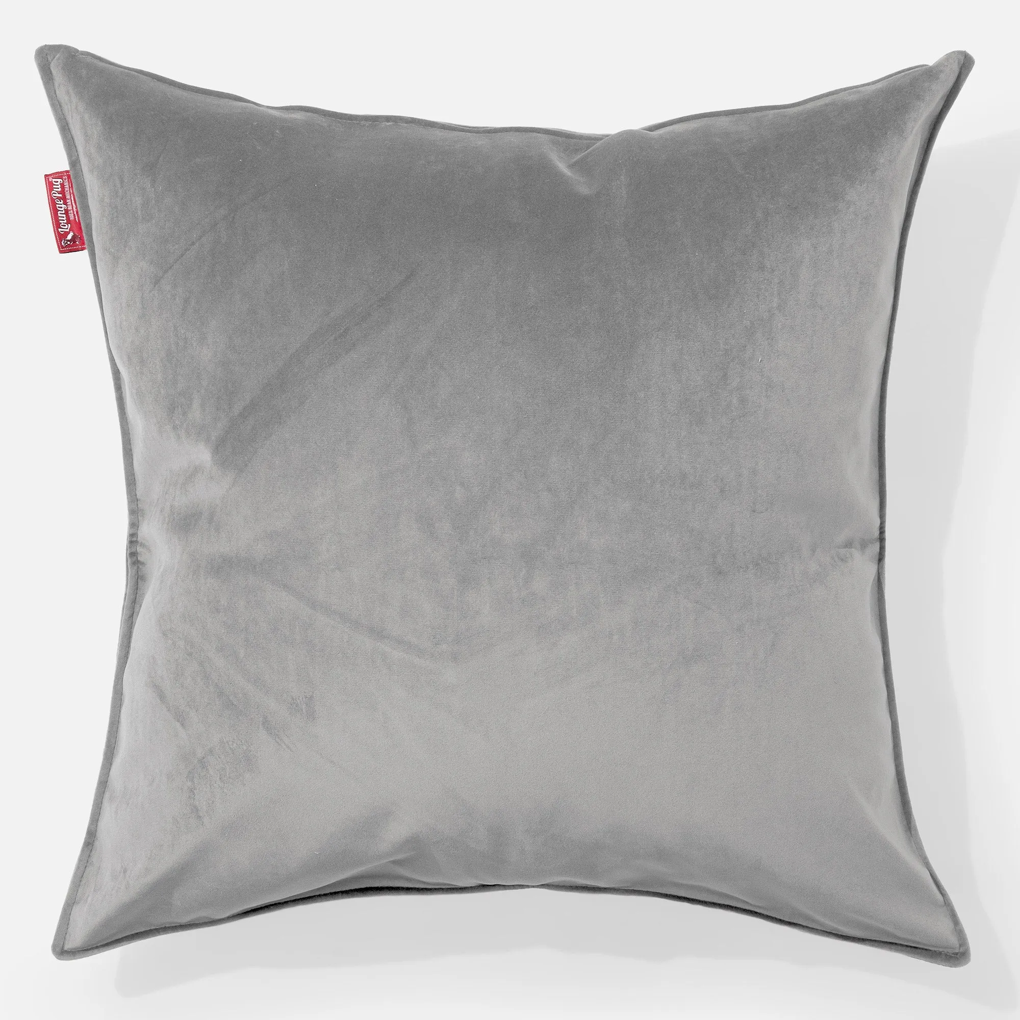Extra Large Throw Pillow Cover 70 x 70cm - Velvet Silver
