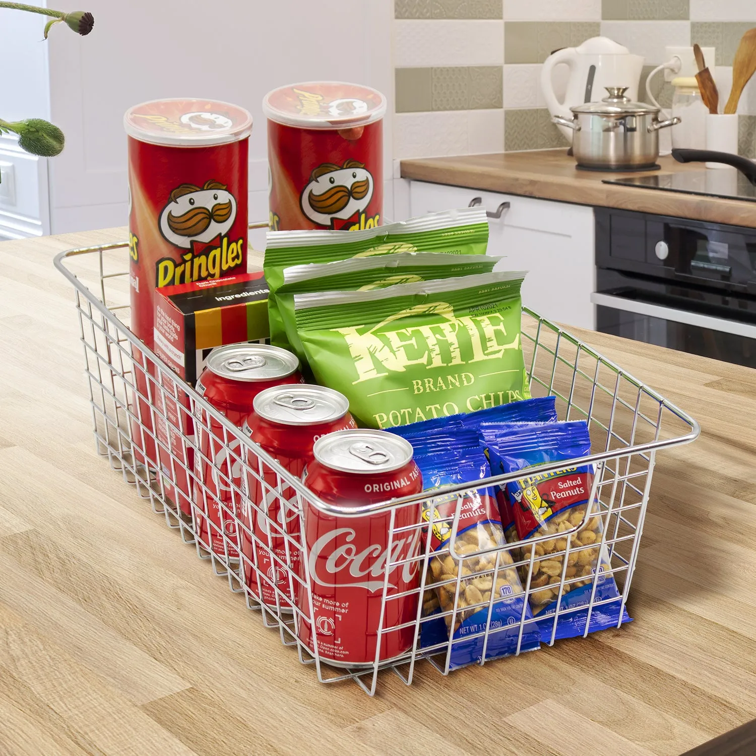 Farmhouse Wire Basket Bins (2 Pack)