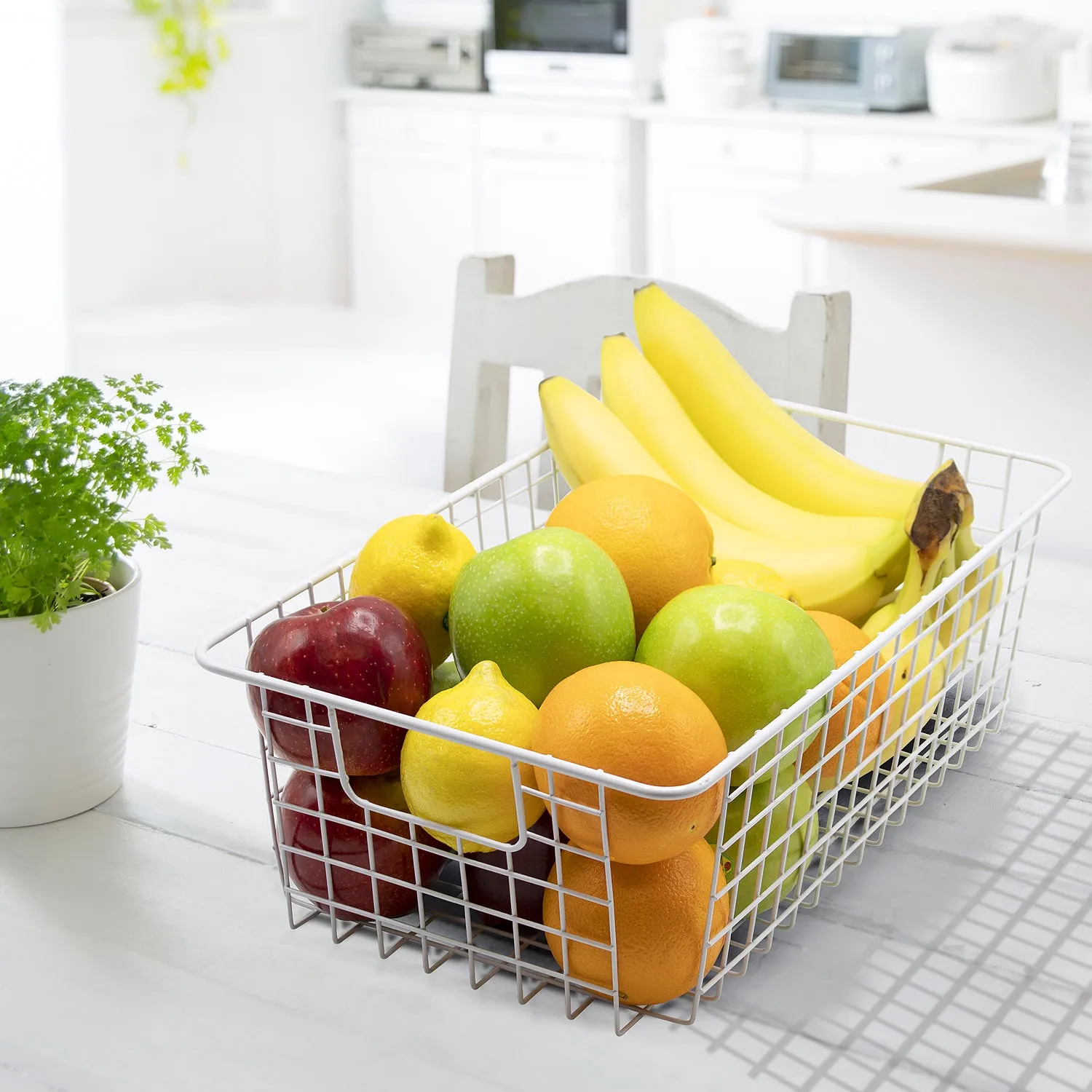 Farmhouse Wire Basket Bins (2 Pack)