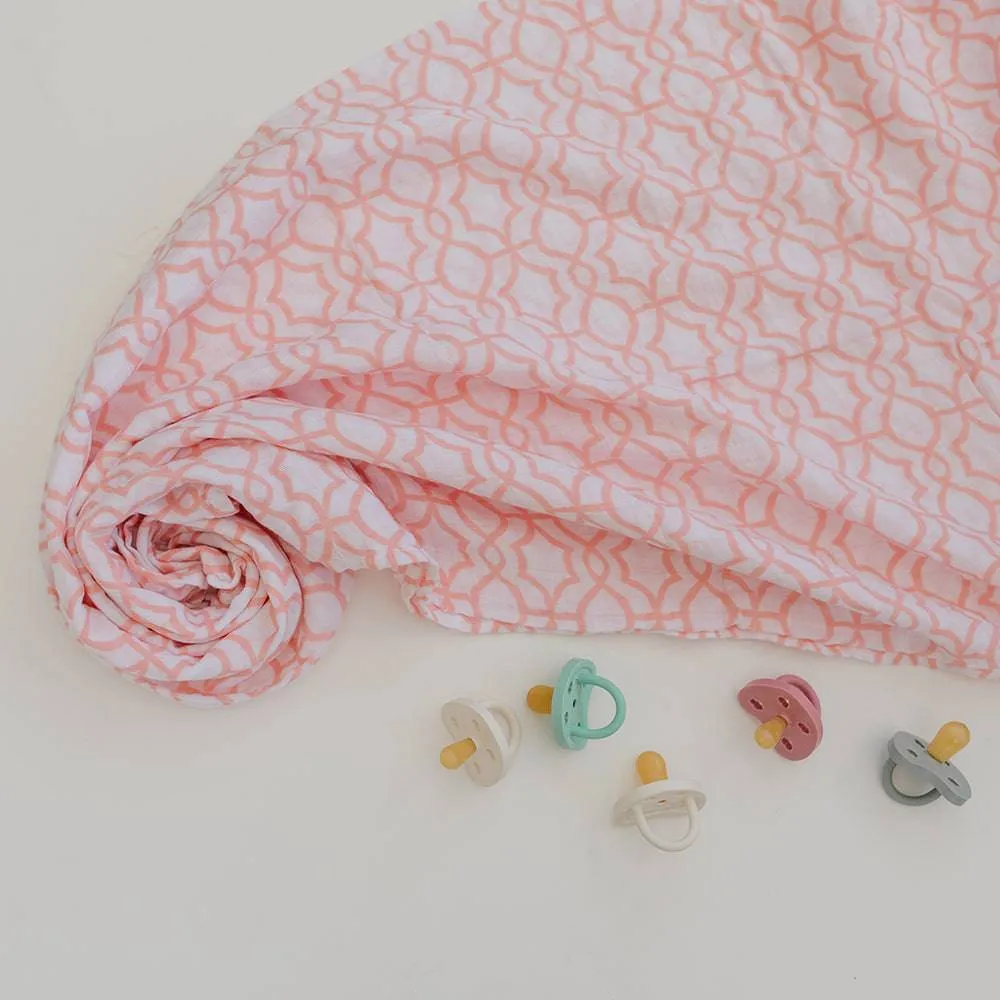 Floret   Trellis Premium Cotton Muslin Swaddle Blanket Set