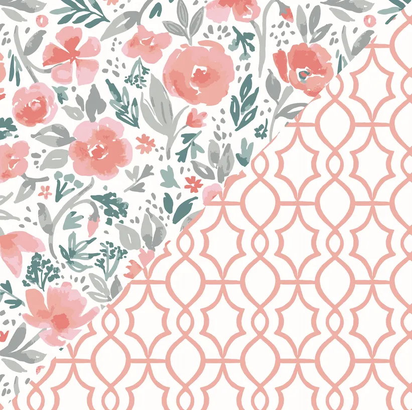 Floret   Trellis Premium Cotton Muslin Swaddle Blanket Set