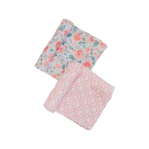 Floret   Trellis Premium Cotton Muslin Swaddle Blanket Set