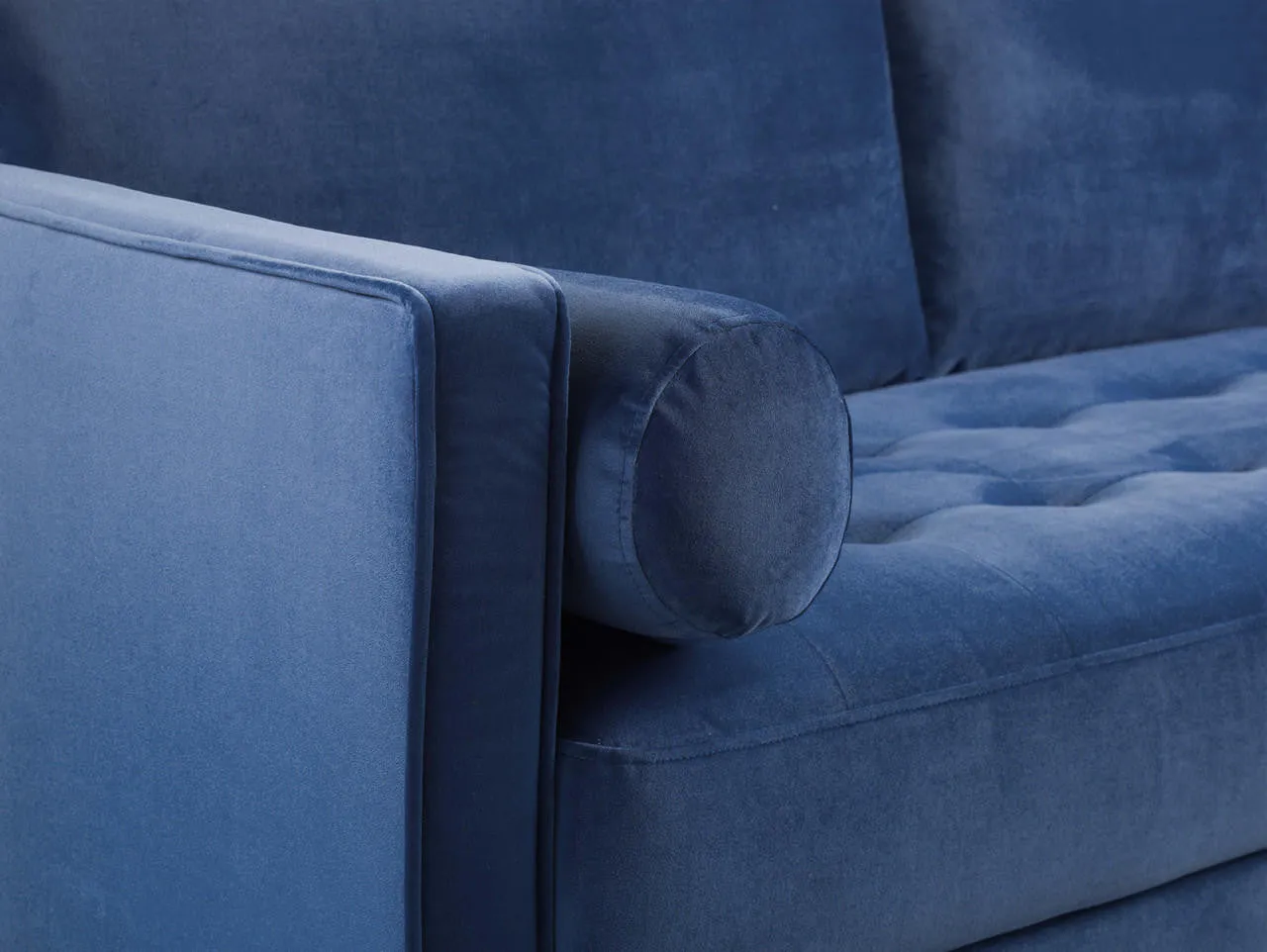 Fuji Sofa - Plush Blue Armchair