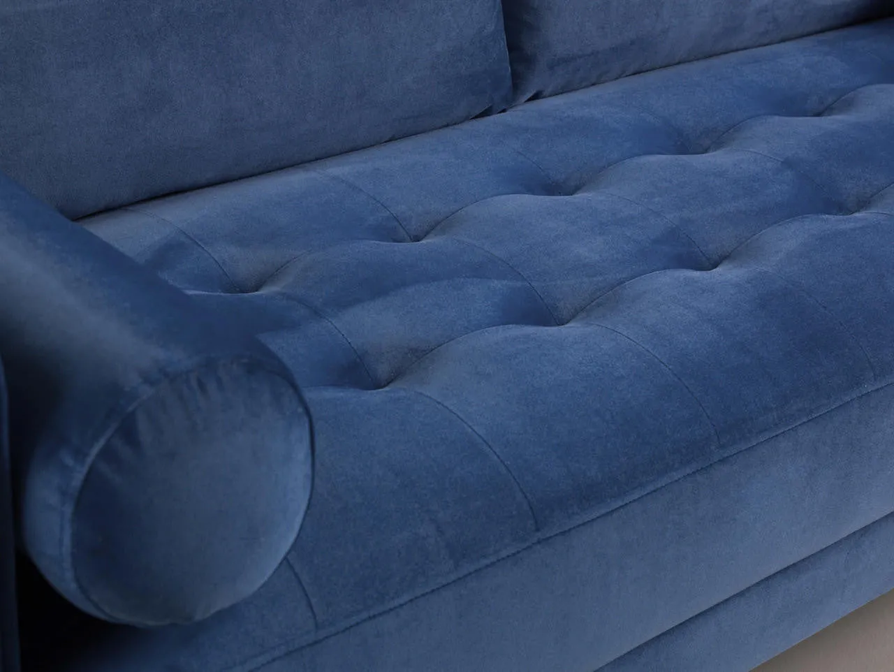 Fuji Sofa - Plush Blue Armchair
