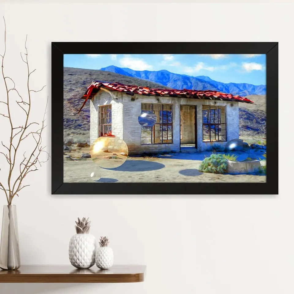 GADGETS WRAP Printed Photo Frame Matte Painting for Home Office Studio Living Room Decoration (14x11inch Black Framed) - Dreamstore Print