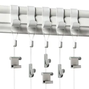 Gallery Kit with White Picture Rail Hooks  *****OUT OF STOCK UNTIL 12/10*****