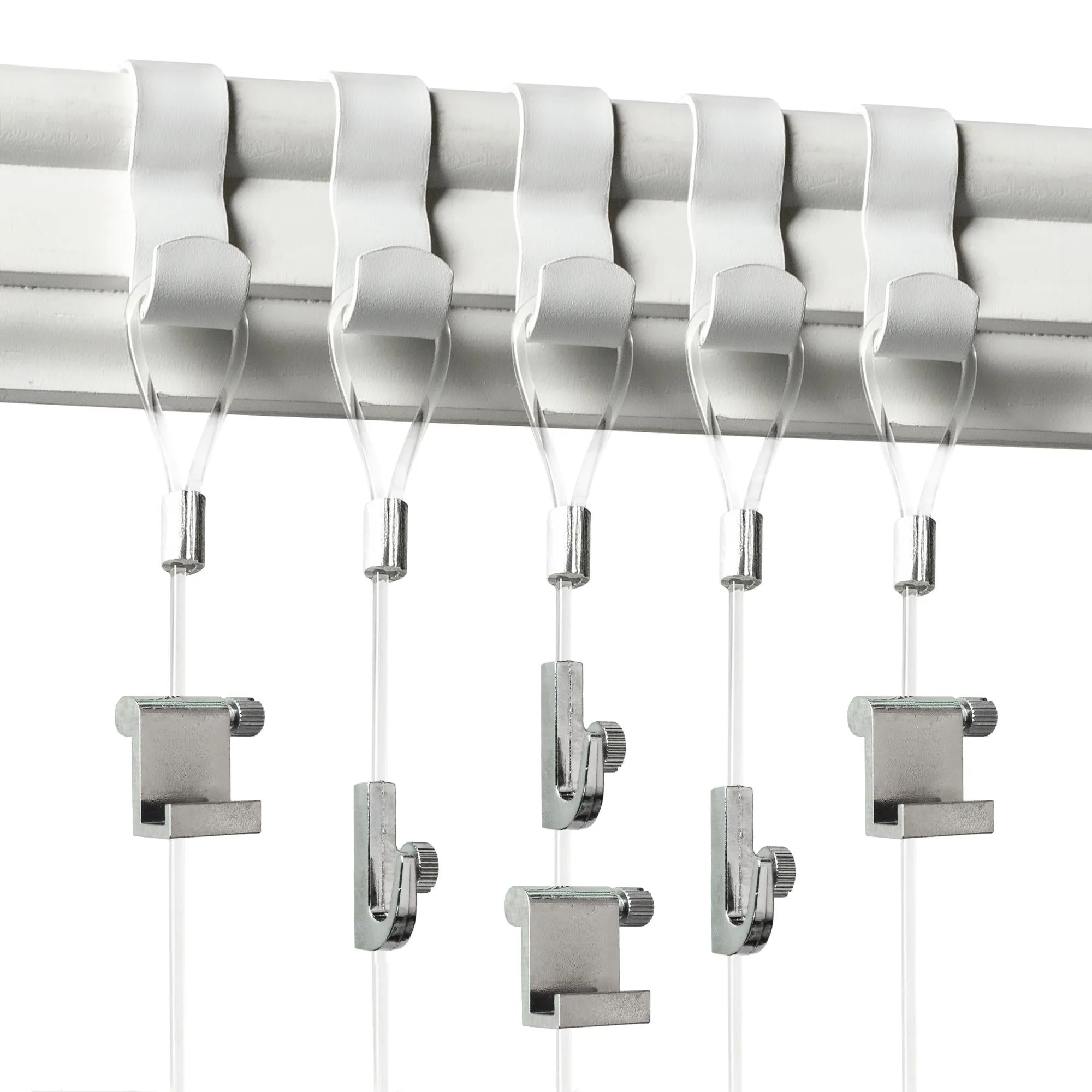 Gallery Kit with White Picture Rail Hooks  *****OUT OF STOCK UNTIL 12/10*****
