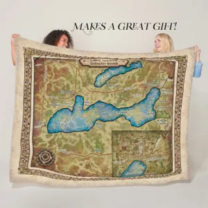 Geneva Sherpa Fleece Blanket Double Stitched Edges Cozy Luxury Fluffy Super Soft 430 GSM Polyester Throw Blanket