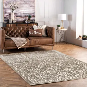 Grace Soft Touch Rug-Silver/Grey, 160 x 230cm