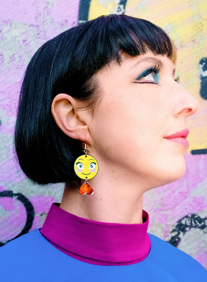 HAPPY ꓷⱯS Earrings