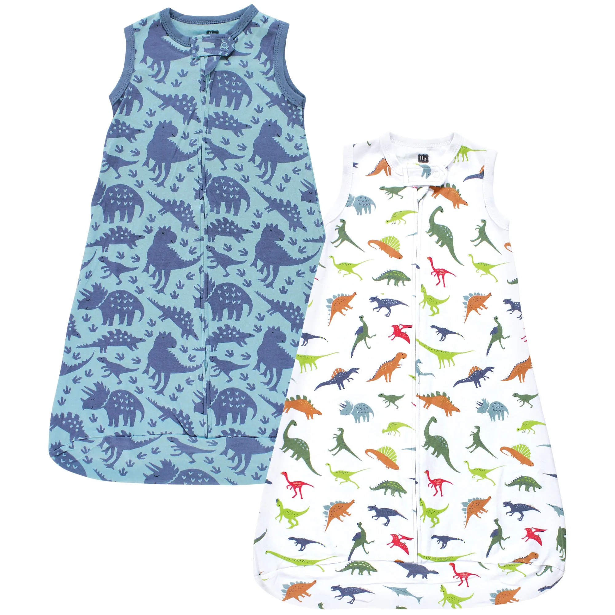 Hudson Baby Interlock Cotton Sleeveless Sleeping Bag, Dinosaurs